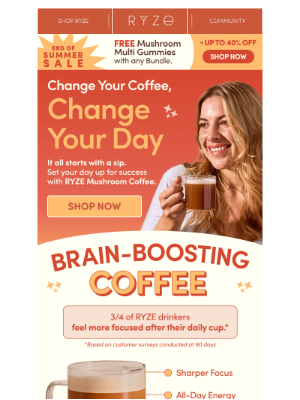 Better coffee for better mornings ☀️