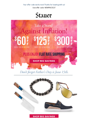 Stauer - Oops, We Goofed. Today’s email is the real deal!