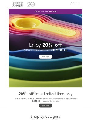 Joseph Joseph - 20% off for a limited time only
