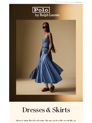 Ralph Lauren - New Skirts and Dresses