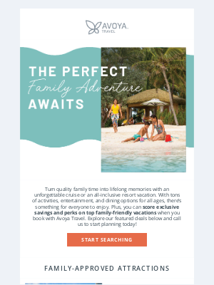 Avoya Travel - Save BIG on the Ultimate Family Vacation