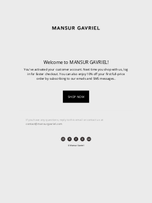 Mansur Gavriel - Welcome to MG.com