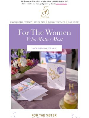 Papyrus - Her Perfect Birthday Awaits! 💌