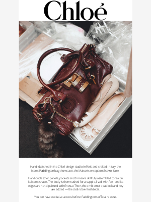 Chloé - The savoir-faire behind the Paddington bag
