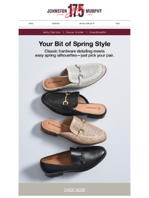 Johnston & Murphy - Your Bit of Spring Style