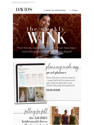 David's Bridal - The Weekly Wink: It’s Cancer Season 🦀