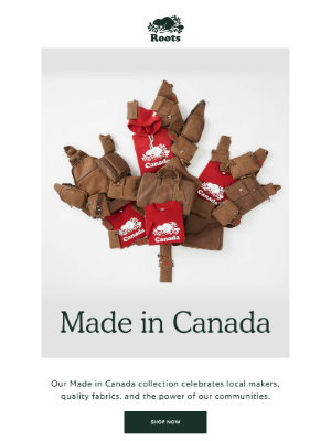 Roots (Canada) - Proudly Made in Canada 🍁