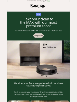 iRobot - The best Roomba® robot yet, and we’re not playing around.