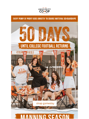 University Co-op - Football Season is Almost Here 😤