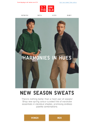 UNIQLO Australia - NEW season sweats