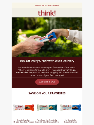 thinkThin - Learn How to Save 10% with Auto Delivery