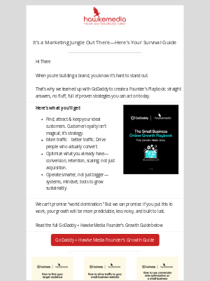 Hawke Media - The GoDaddy x Hawke Media Playbook for Small Biz Owners