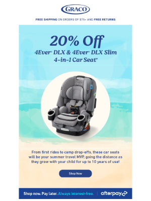 20% Off the Car Seat for Every Season ☀️