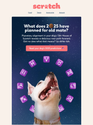 Scratch Pet Food (Australia) - 🔮What are your dog’s 2025 horoscope predictions?