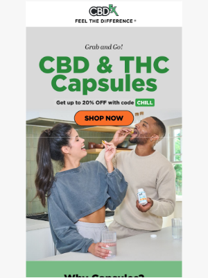 CBDfx - Why CBD & THC capsules? We're glad you asked ...