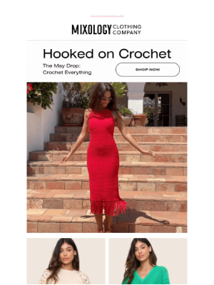 Mixology Clothing Co - Crochet season has officially arrived
