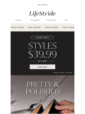 LifeStride - The BEST block heels + $39.99 or less ENDS TONIGHT