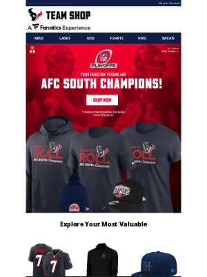 Houston Texans - Your Texans Are 2024 AFC South Champs!