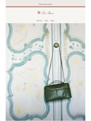 Loro Piana - Elevated bags from the Extra line