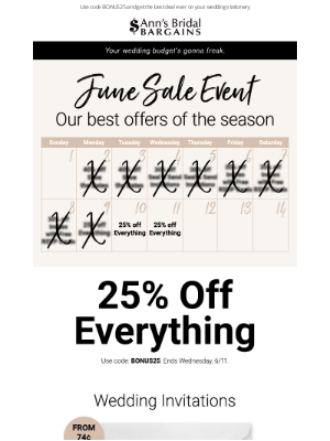 Anns Bridal Bargains - Everything's Way Under a Dollar (Yes, for Real)