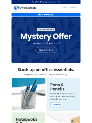 OfficeSupply - 🔎⌛Your Mystery Offer Disappears TONIGHT!