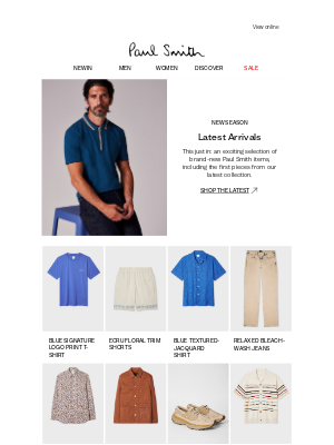 Paul Smith (United Kingdom) - The new season arrives