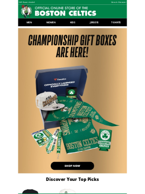 Boston Celtics Store - Ultimate Celtics Fan Gift: Championship Gift Boxes