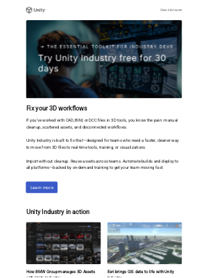 Unity - Not sure if Unity Industry is for you?