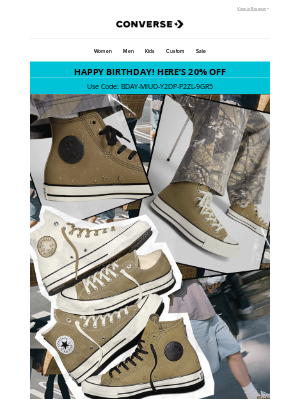 Converse - Bring the bog with you 🧌🌳☘️