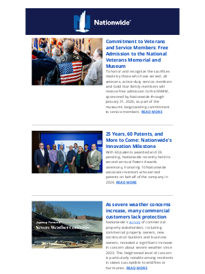 Nationwide - New from Nationwide: Catch up on the latest stories