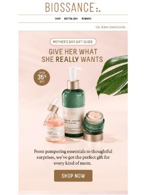 BIOSSANCE - Mother's Day Gift Guide is here 💖