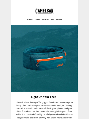 CamelBak - Stay Light, Run Free: Our Most Minimal Run Belt