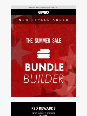 PSD Underwear - Stack the Deals. Build Your Bundle.