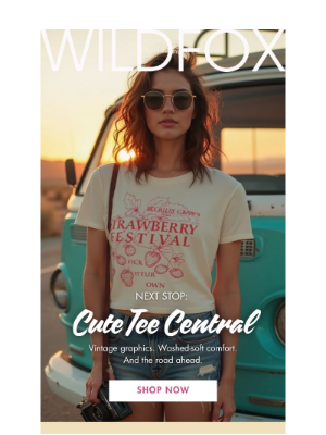 Wildfox Couture - Next Stop: Cute Tee Central ✨
