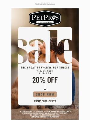 Pet Pros - 🌟Don't forget PNW sale starts today!