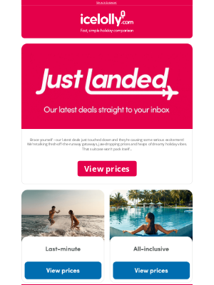 Icelolly (United Kingdom) - ✈️ Psst… your next holiday just landed!