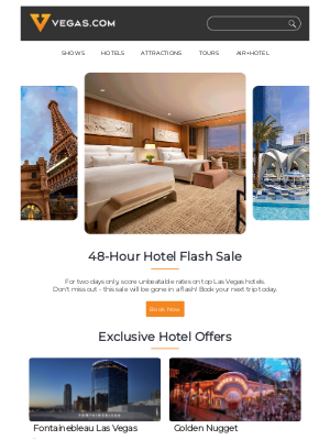 Vegas - 🚨 48HR HOTEL SALE 🚨 Book Your Next Vegas Trip!