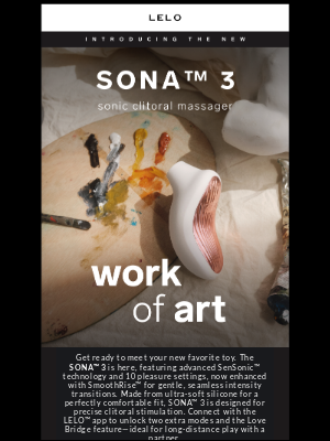 LELO - New Toy Alert: SONA™ 3 is Here