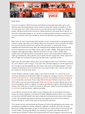 YWCA USA - Standing Up for Change as One YWCA