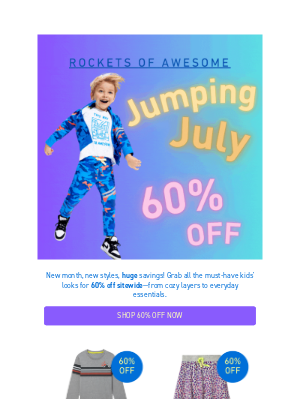 ROCKETS OF AWESOME - Rockets of Awesome 60% OFF SALE