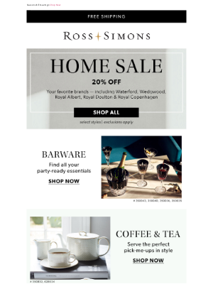 Ross-Simons - Refresh your home! 20% off your favorite brands >>