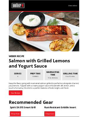 Weber - Grilled Salmon with a Kick