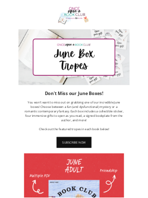 Once Upon A Book Club - Don't Miss Our Incredible June Boxes! 🎁