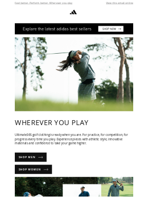 Adidas USA - Ultimate365 - Made with style. Ready to play.