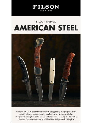 Filson - American-Made Knives