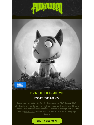 Funko - New Exclusive: Frankenweenie