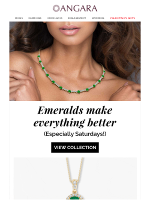 Angara - Spice up your Saturday with an Emerald!