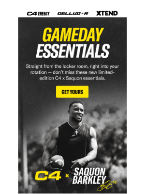 Cellucor - Limited Drop: C4 x Saquon Barkley Merch