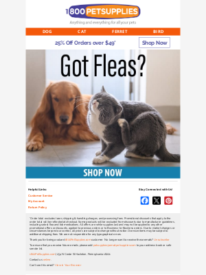 PetSupplies.com - Fun in the ☀️ with 25% Off Your Order!