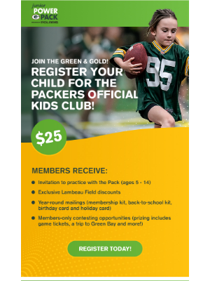 Green Bay Packers - Join the team!
